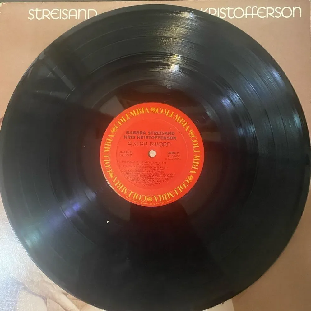 Vintage original A star is born soundtrack vinyl
